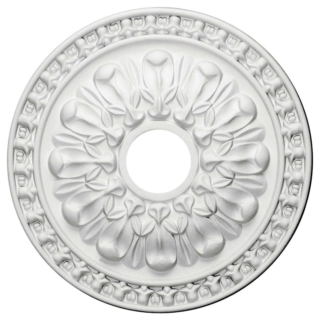 18x22OD x 3 1/2x22ID x 1 3/8x22P Hand-Painted Flash Copper Ceiling Medallion U24890