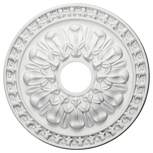 18x22OD x 3 1/2x22ID x 1 3/8x22P Hand-Painted Flash Copper Ceiling Medallion U24890