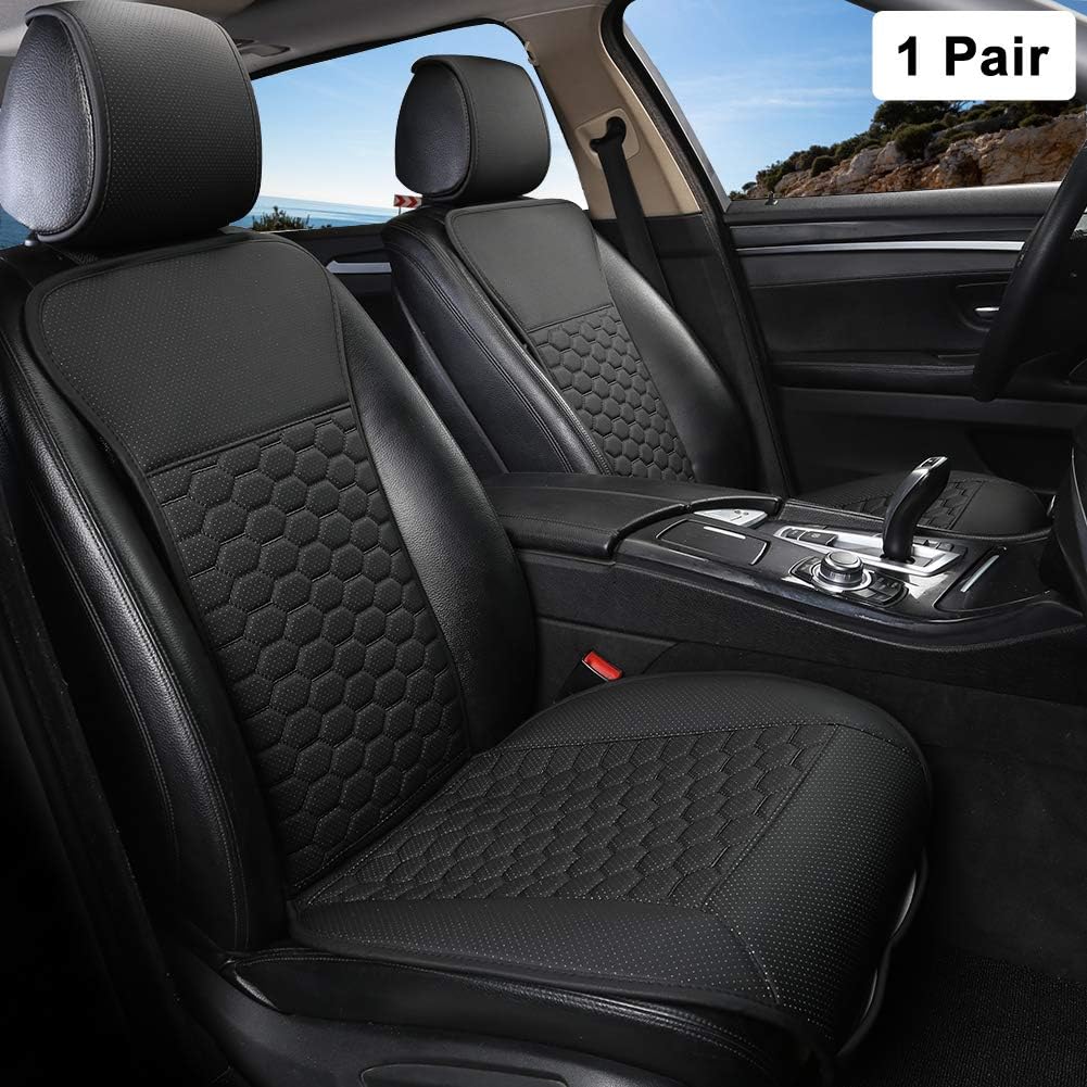 Grey PU Leather Front Car Seat Covers M205102