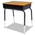 Medium Oak Open Front Student Desk W85038