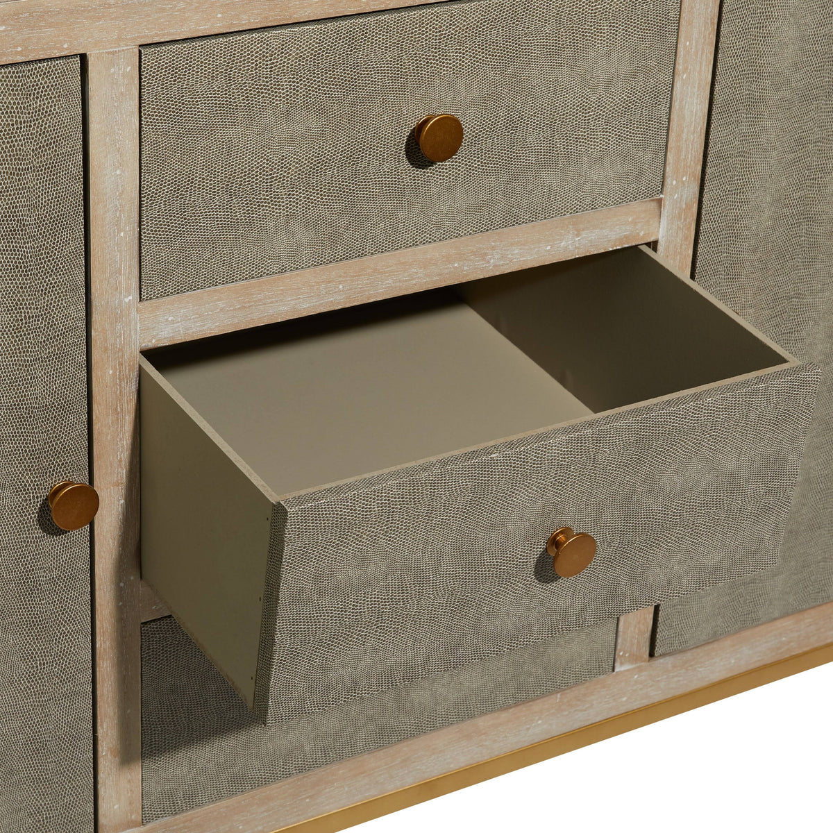 Brown Iron Cabinet P90280