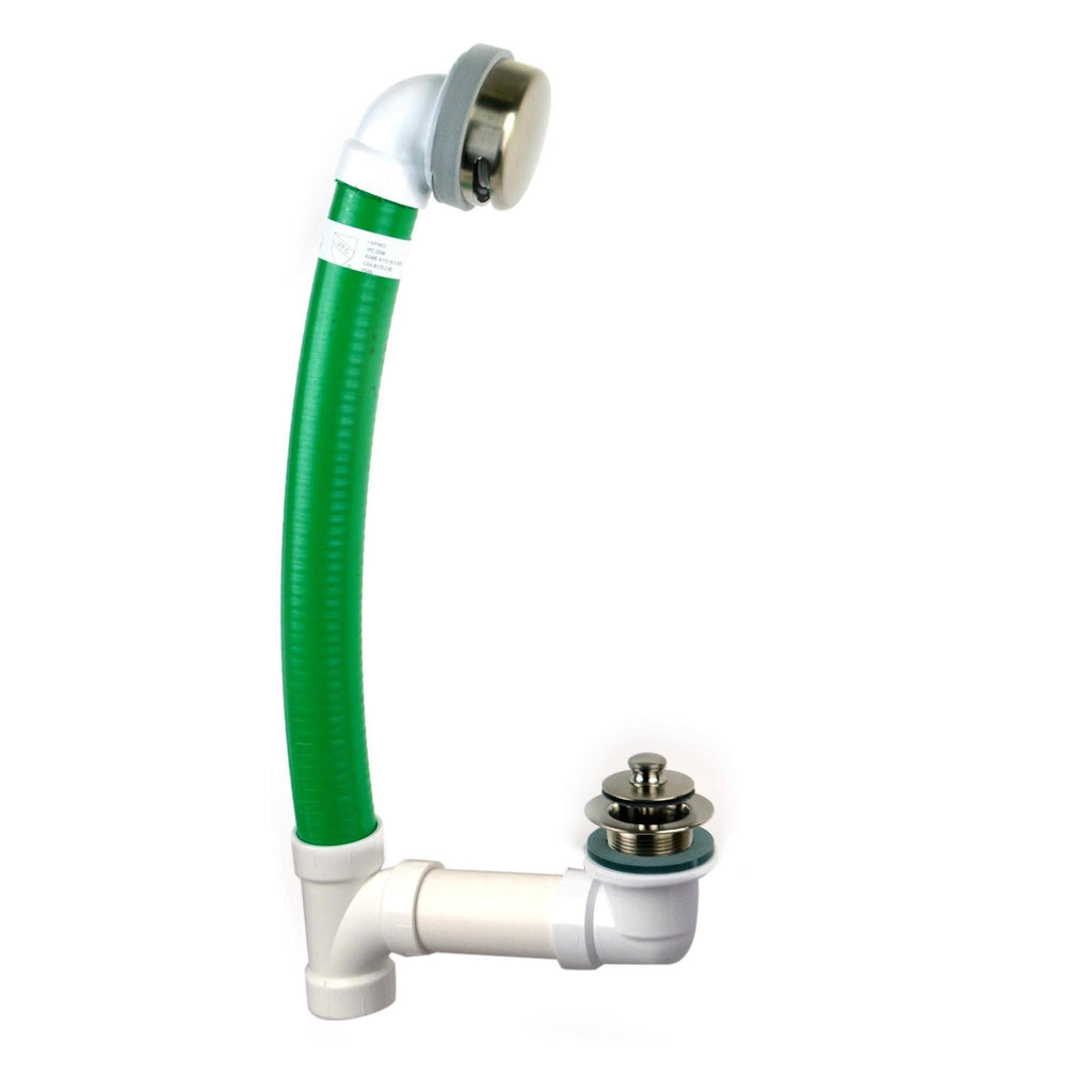 Flexible Push Pull Bath Waste Kit - Aged Pewter A7871