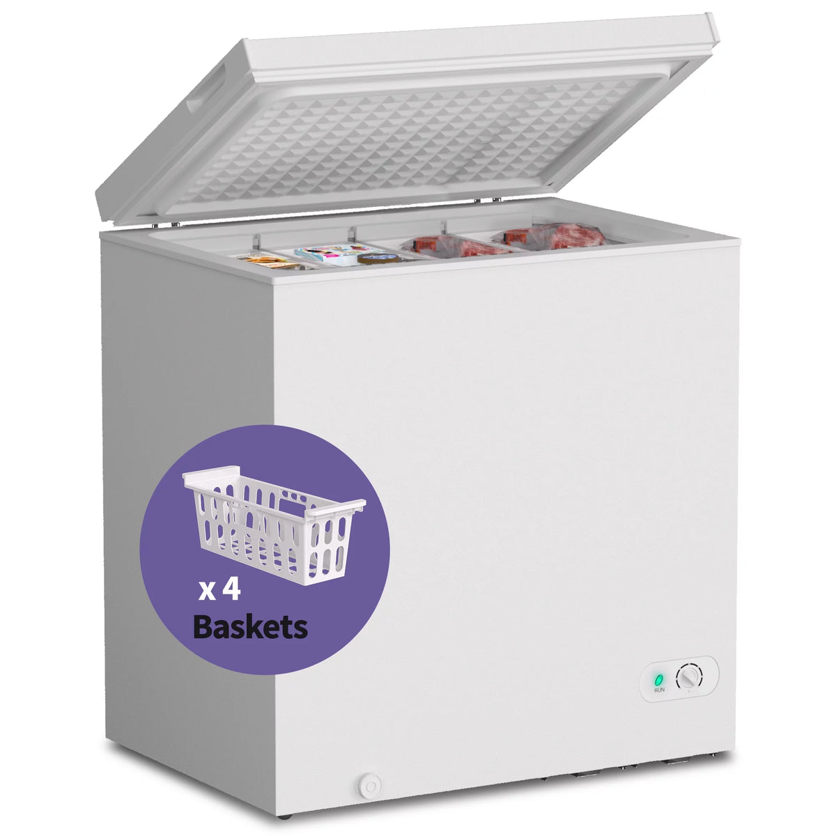 Chest Freezer 7 Cu ft White K121