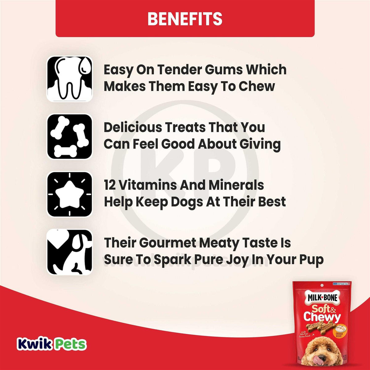 Soft & Chewy Chicken Dog Treats N7509