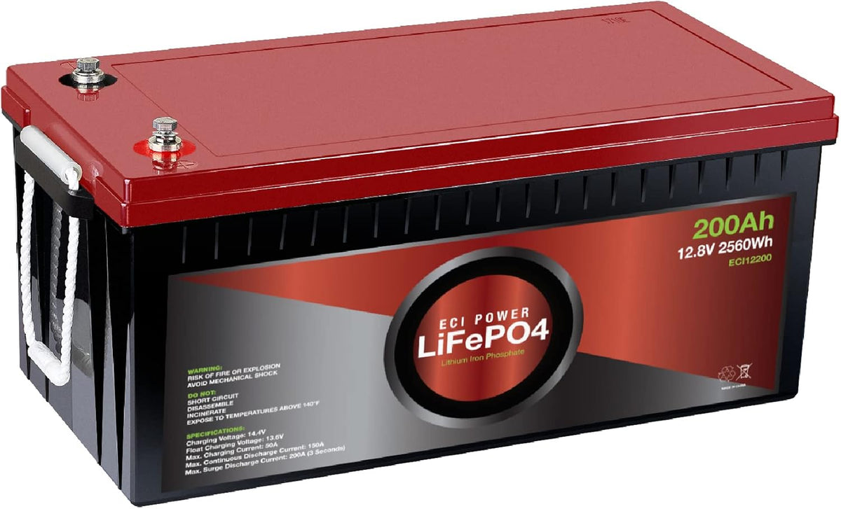 12V 10Ah Lithium LiFePO4 Deep Cycle Rechargeable Battery with Built-in BMS X14097