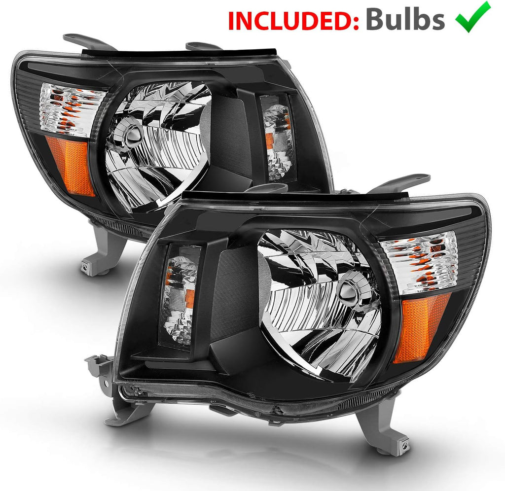 Chrome Replacement Headlights Pair for Toyota Tacoma Pickup B638