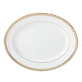 Gold Oval Platter N5249