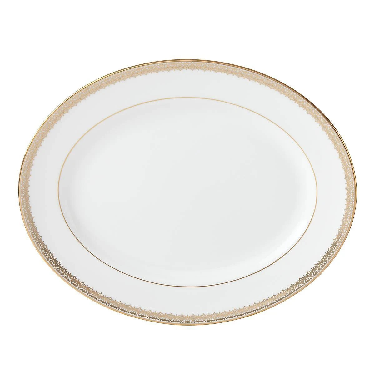Gold Oval Platter N5249