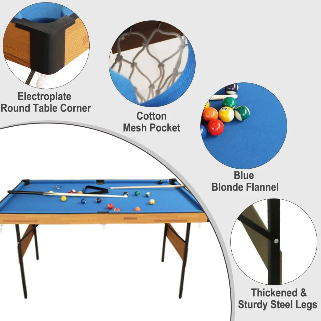 55 inch 3-in-1 Folding Billiard Table Set H378182