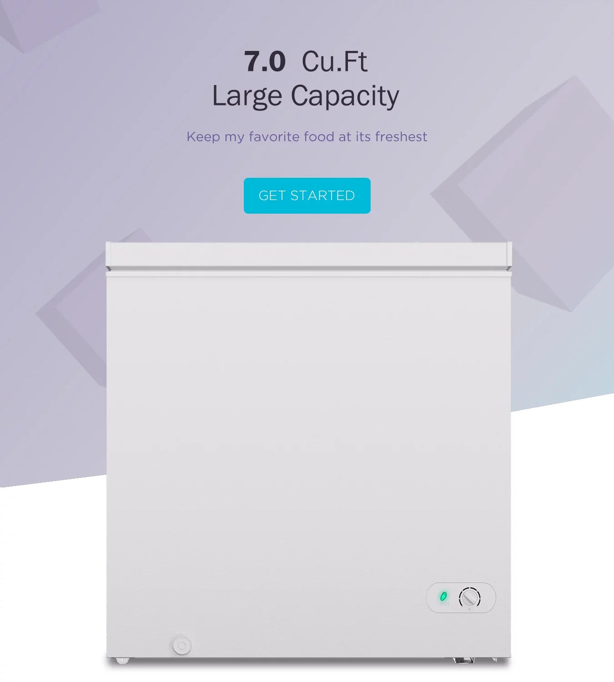 Chest Freezer 7 Cu ft White K121