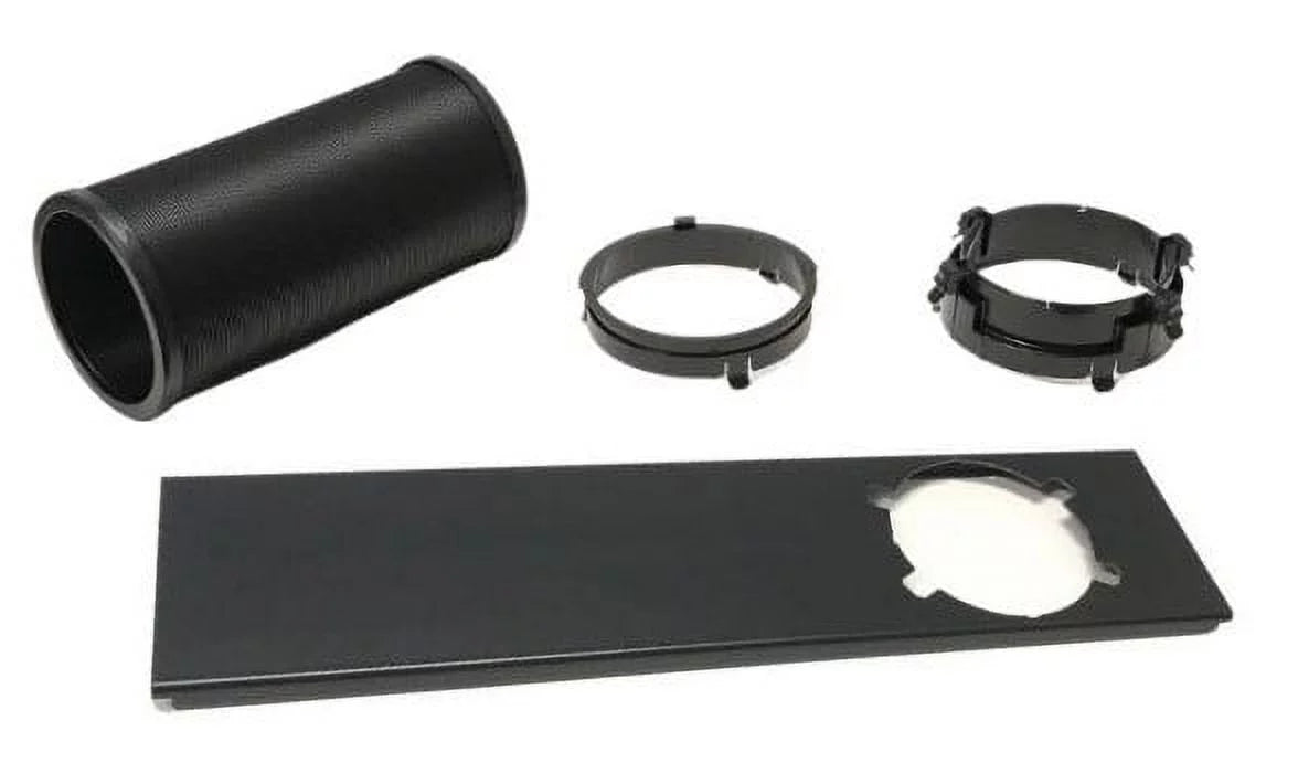 Black Window Air Conditioner Exhaust Kit Z742
