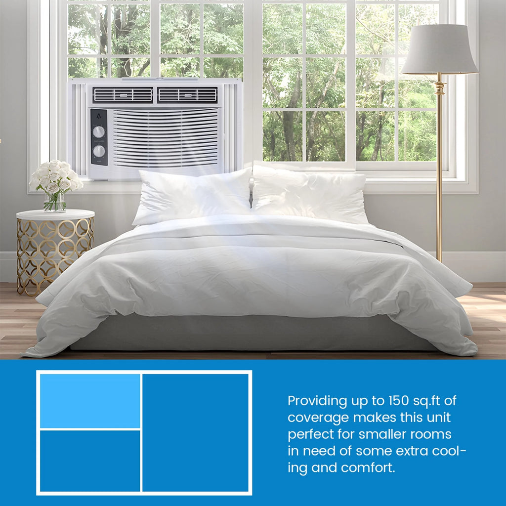 115V Window-Mounted Air Conditioner 8,000 BTU with Remote/APP Control L957131