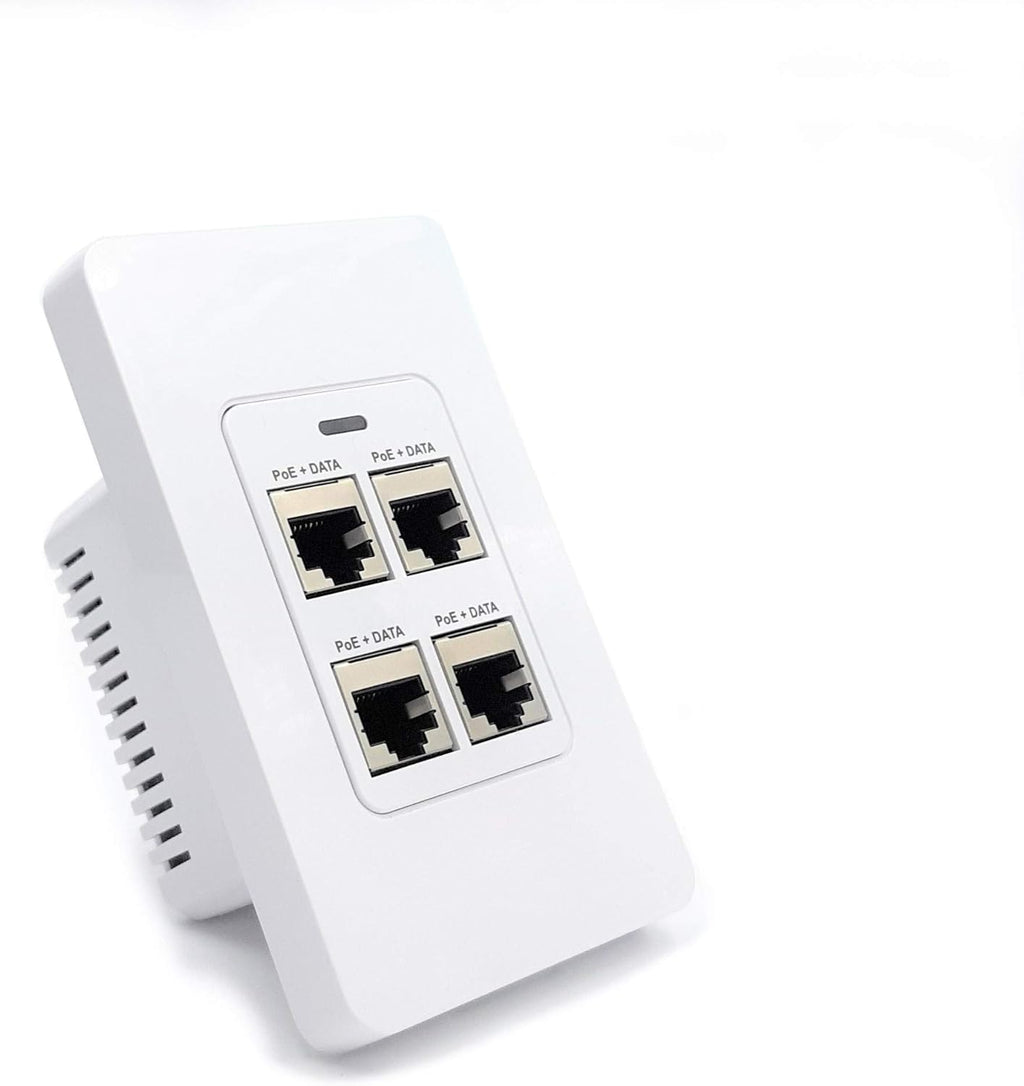 4 Port in-Wall Gigabit PoE Extender E63709