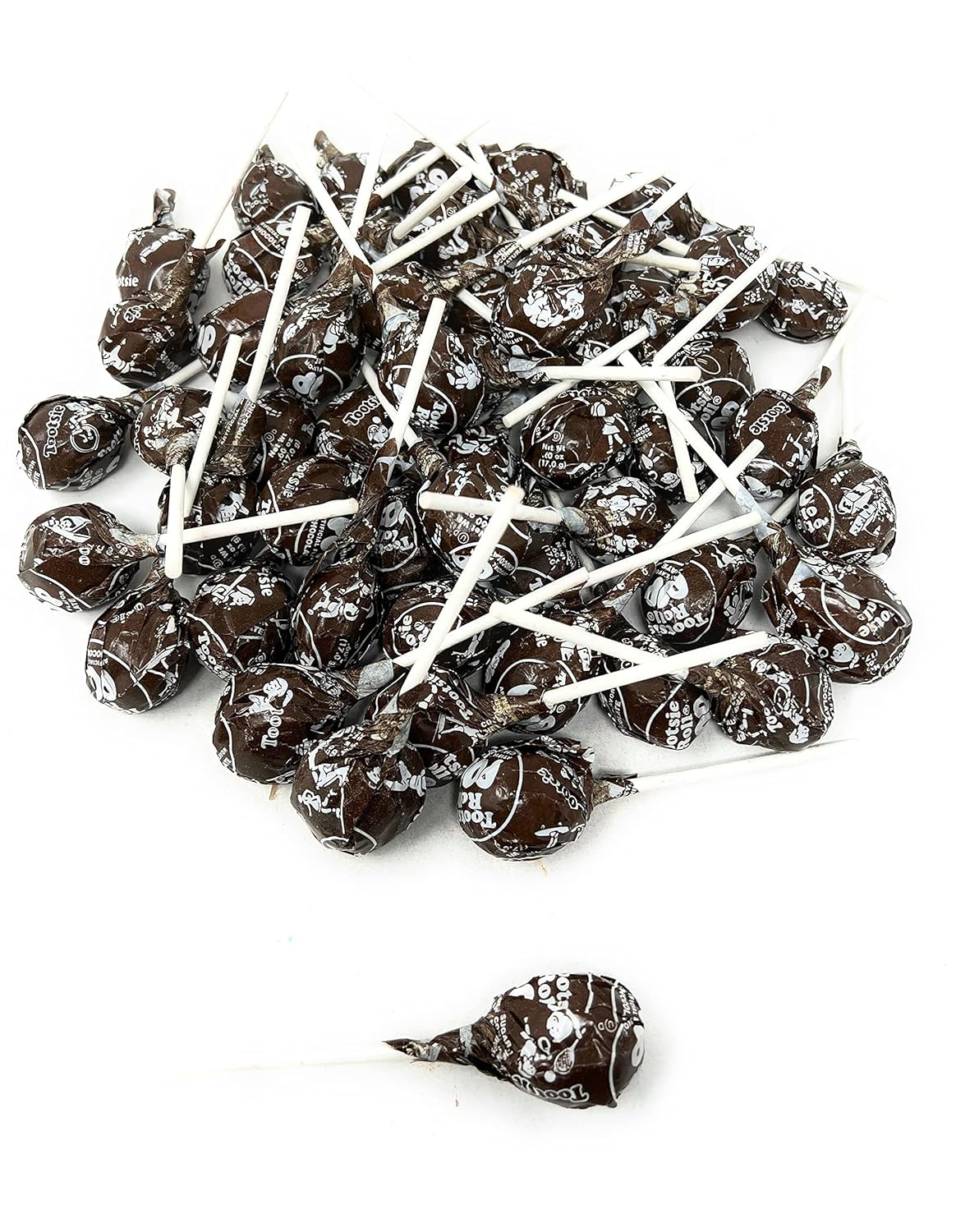 Chocolate Lollipops Bulk Candy 50+ Count 2.25 lbs (36 Oz) T4840