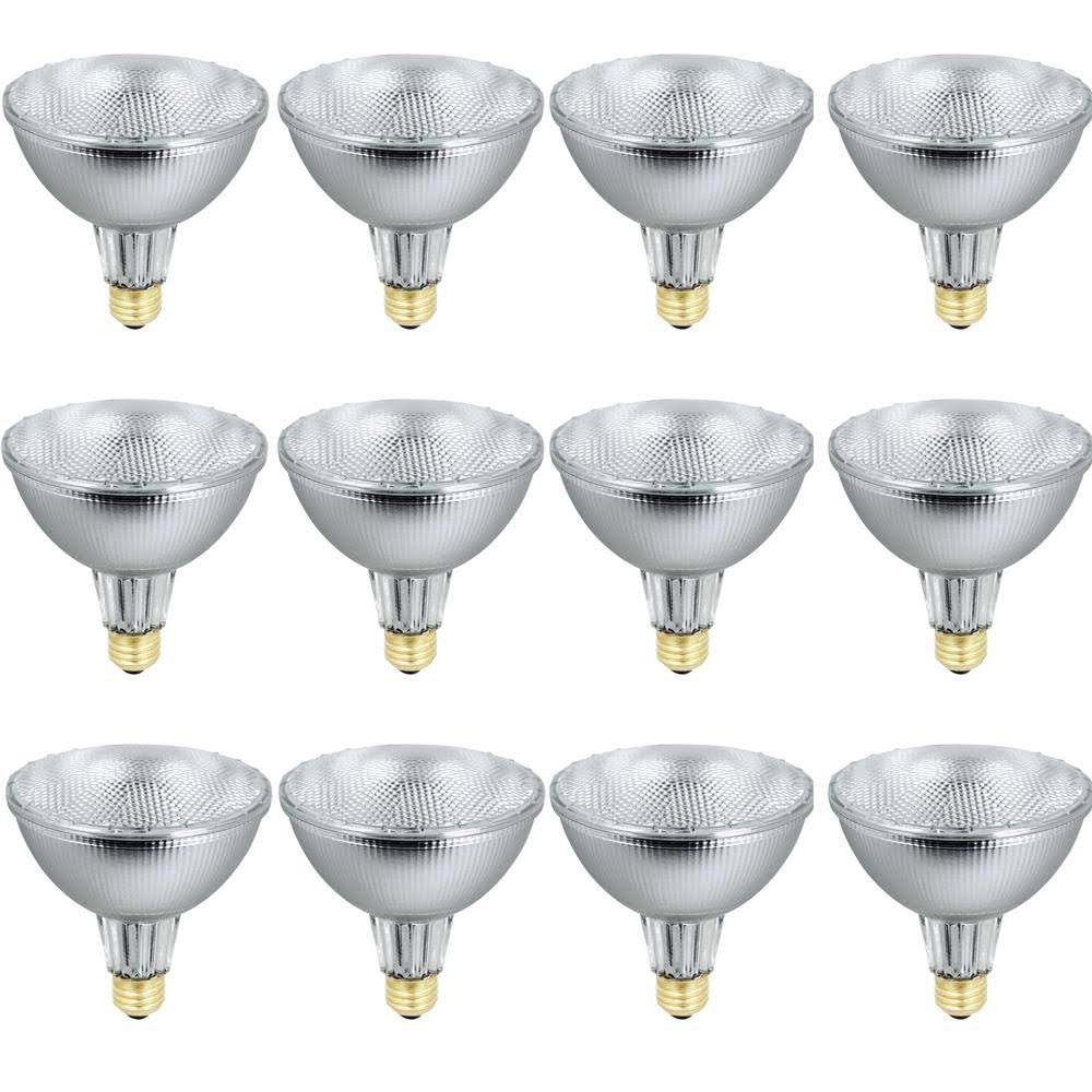 90-Watt Equivalent PAR38 Dimmable Halogen Flood Light Bulb, Warm White 3000K (12-Pack) R292873