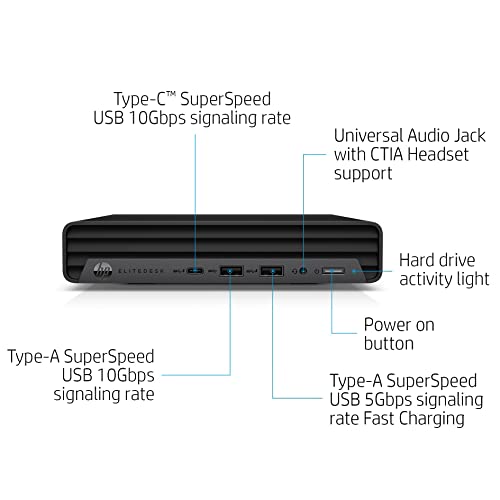 Mini PC Desktop Computer, Intel Octa-Core i7-10700 up to 4.8GHz, 32GB DDR4 RAM, 1TB PCIe SSD, Windows 11 Pro D676566