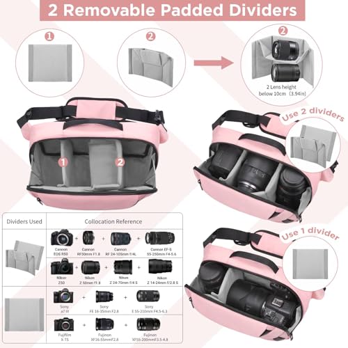 Waterproof Camera Sling Bag with Tripod Holder G396