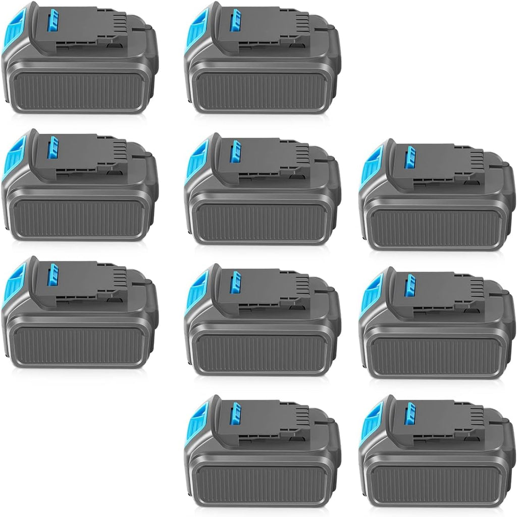 10 Packs 20V 6.0Ah Battery with LED Indicator H667243
