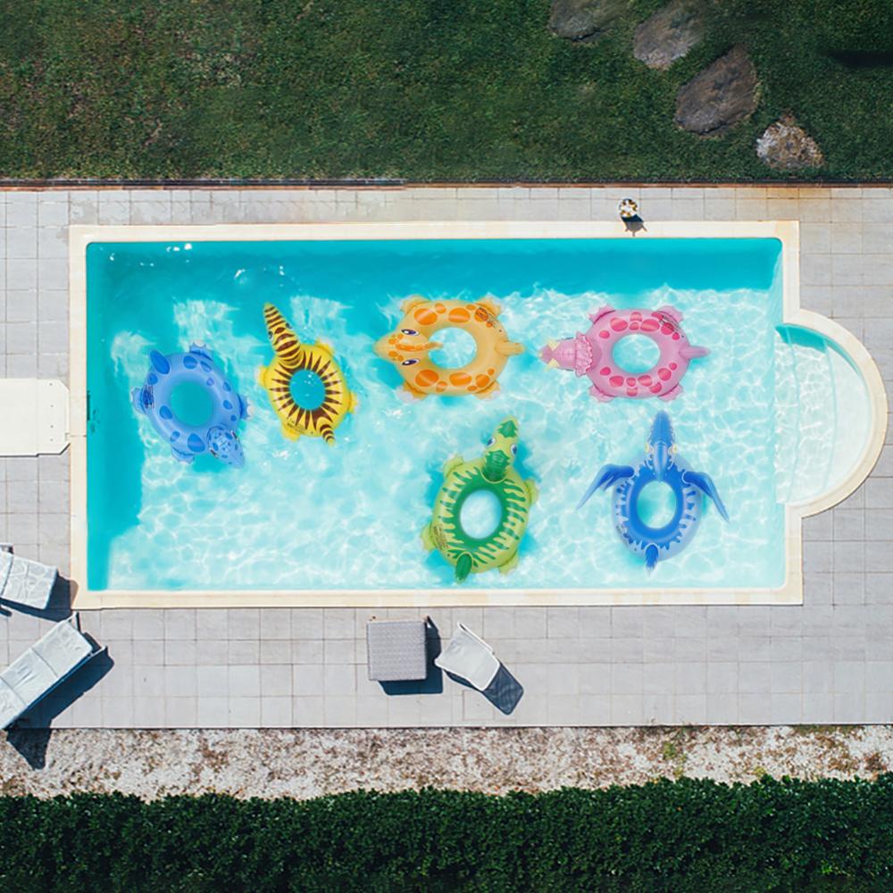 Inflatable Dinosaur Pool Float Ring Toy K196