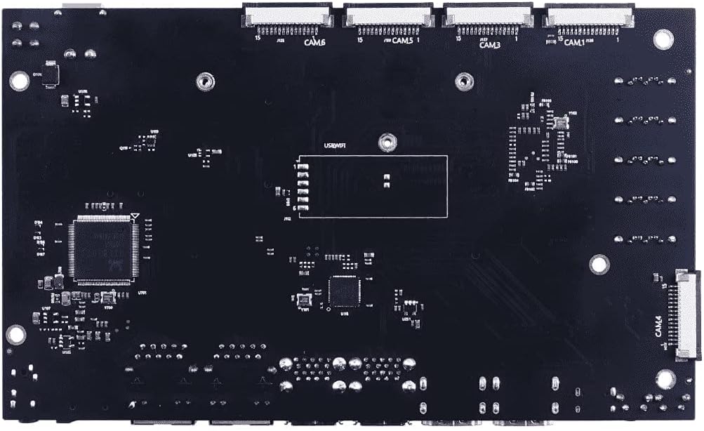 Compact Carrier Board with 6 CSI Camera, 2 HDMI, 5 SATA, M.2 Key E F520