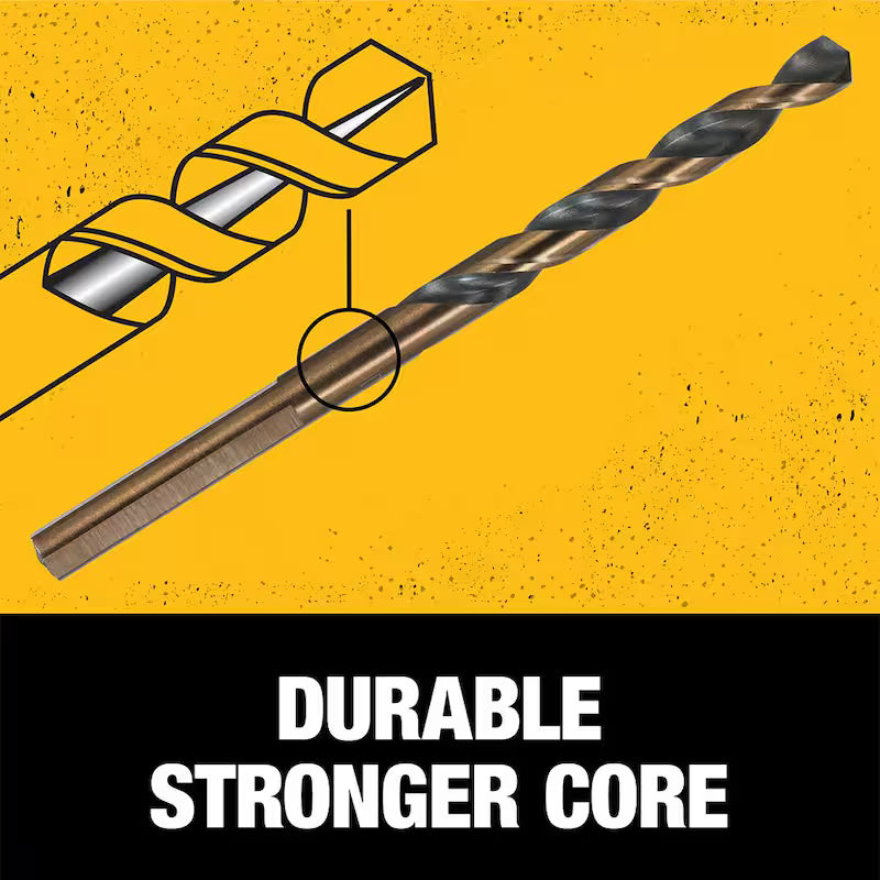 Black and Gold 10-Piece Drill Bit Set Y587