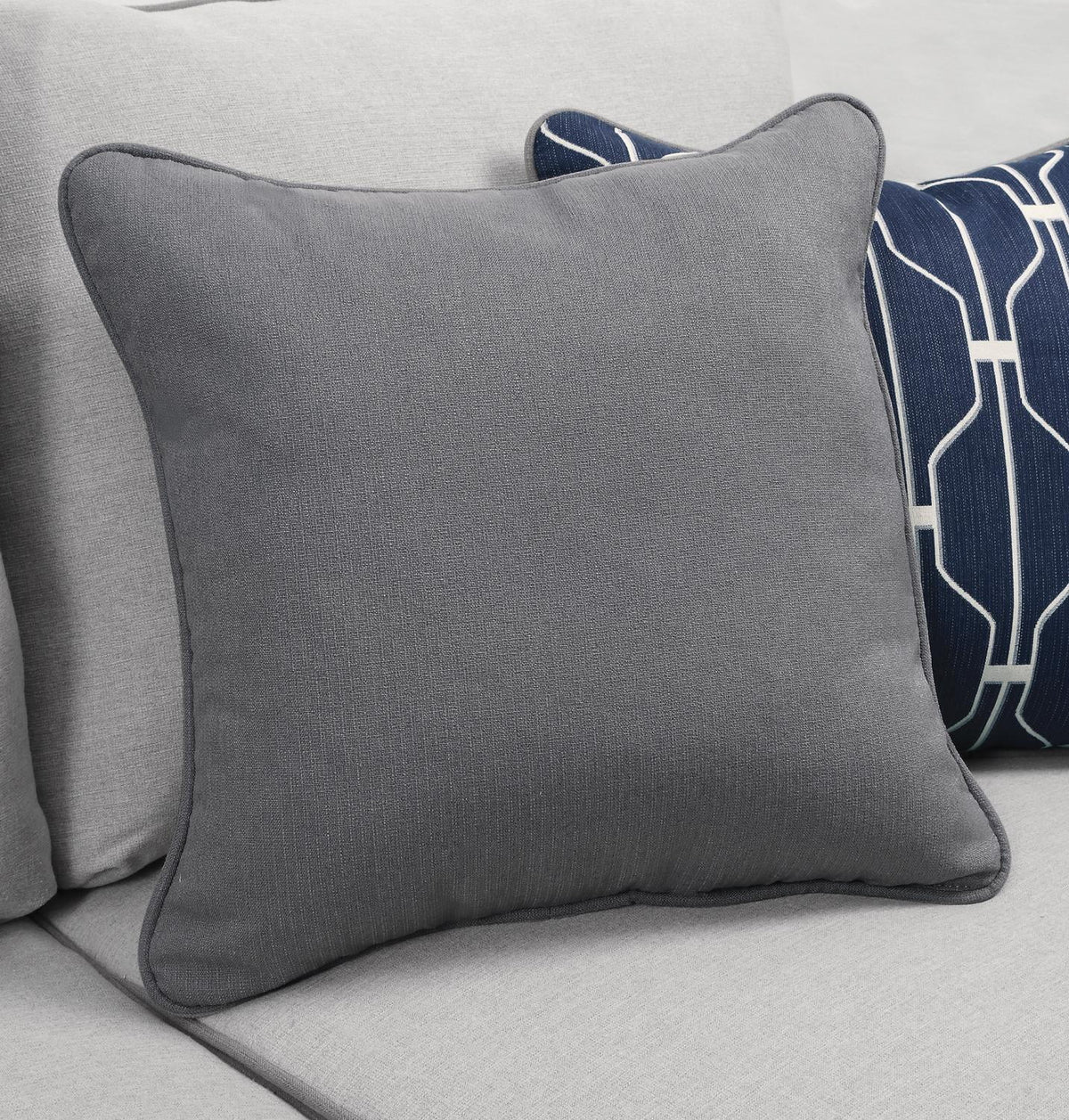 Fabric Sofa With Flax Finish L75529
