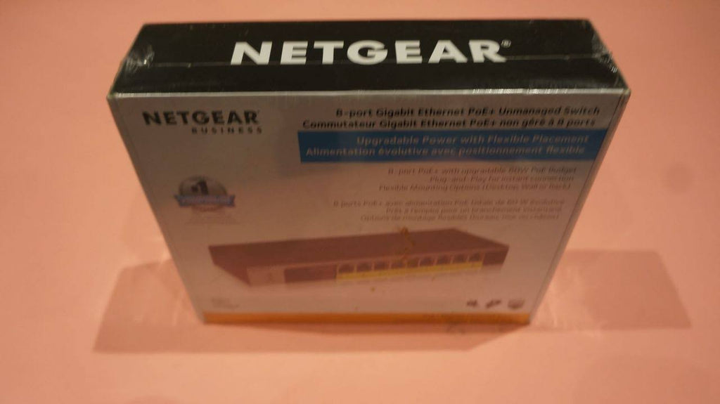 8 PoE+ Ethernet Ports Unmanaged Switch W1376