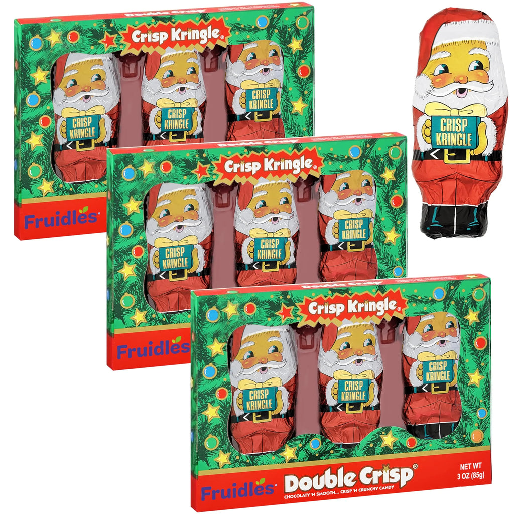 Christmas Milk Chocolate Individually Wrapped Foils 3 oz 3-Pack U684