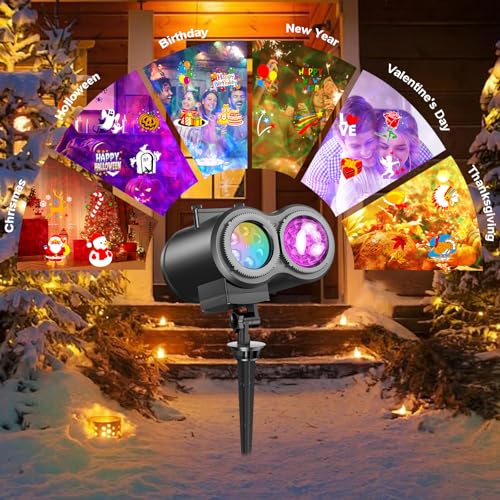 Outdoor Holiday Projector Light with Remote M9666