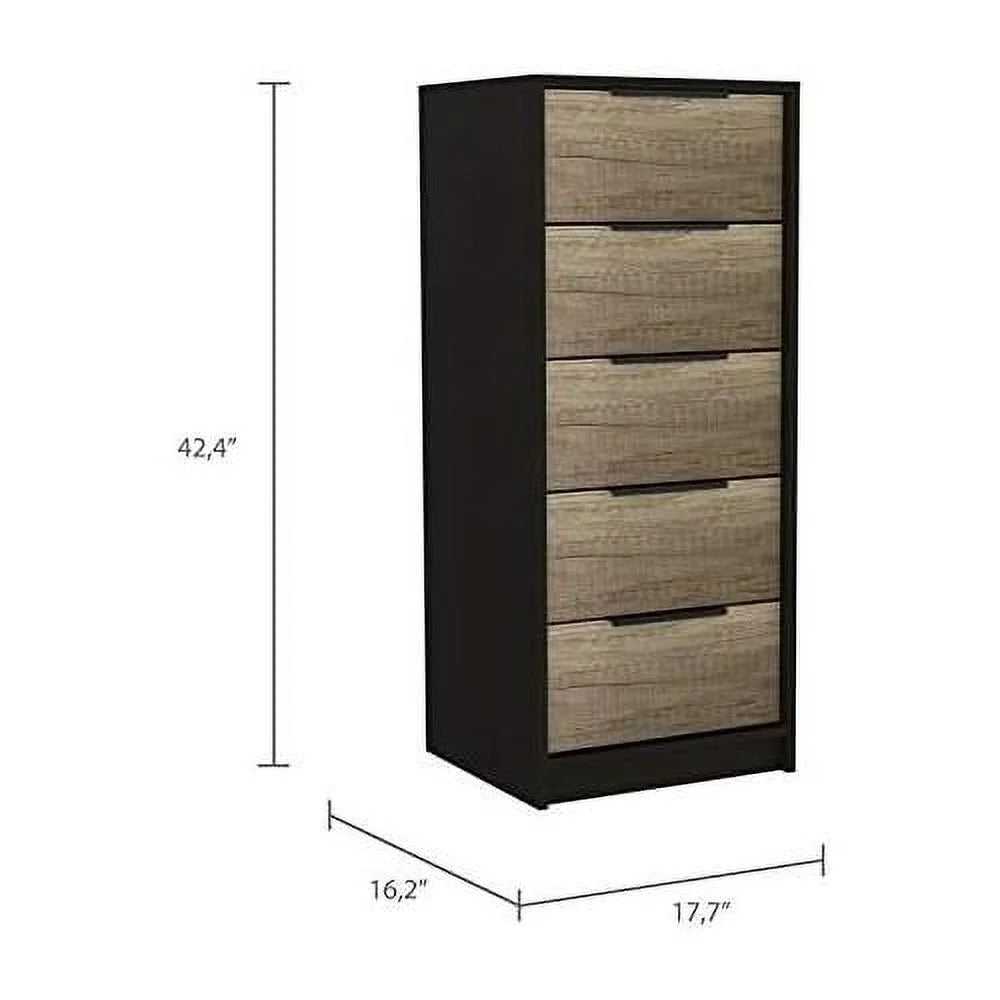 5 Drawer Wood Dresser U2579