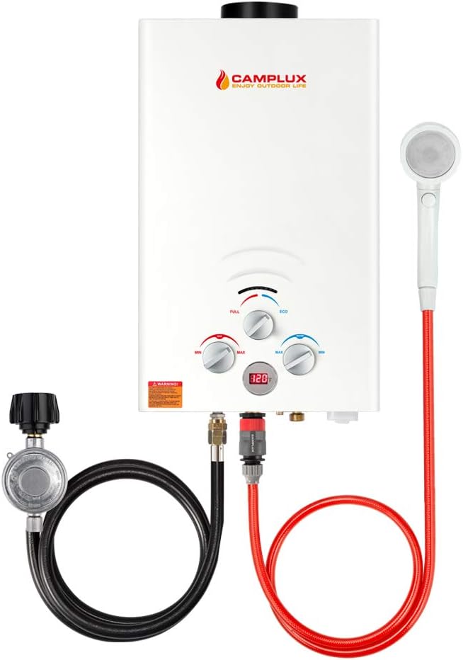 2.64 GPM Propane Portable Tankless Water Heater with Digital Display Q8298