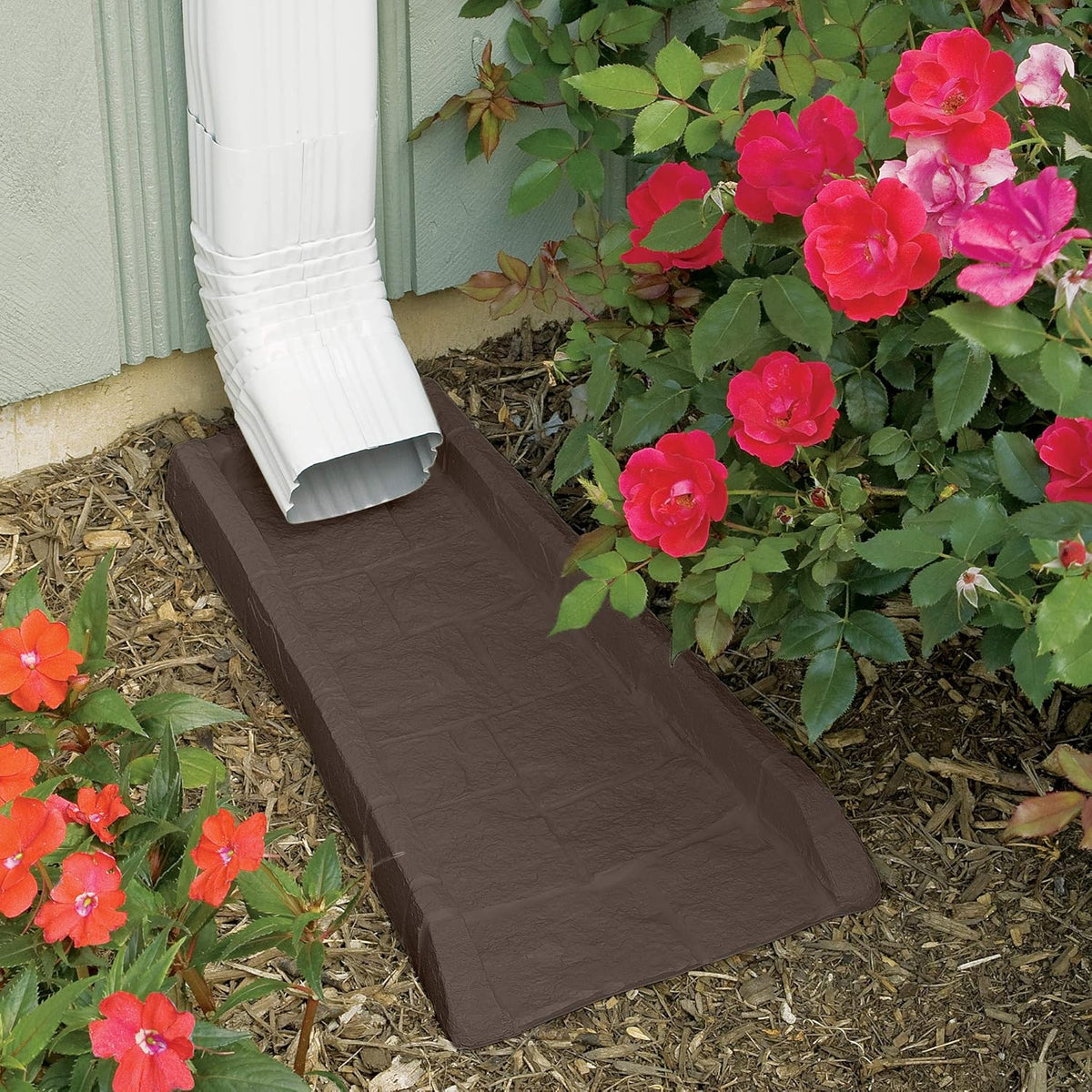 Light Taupe Downspout Splash Block J323156