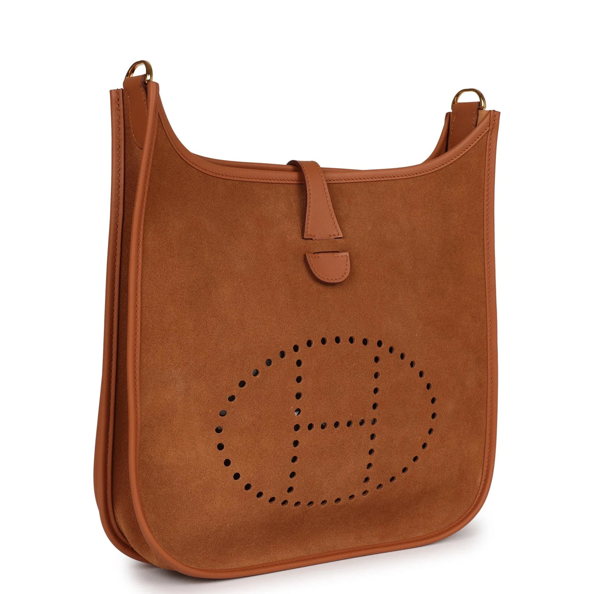 Gold Leather Crossbody Bag R328102