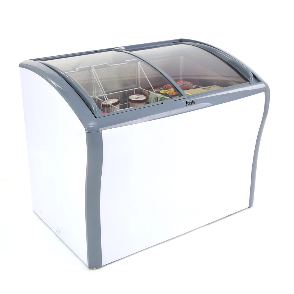 9.5 cu. ft. Glass Top Freezer or Refrigerator White E8068