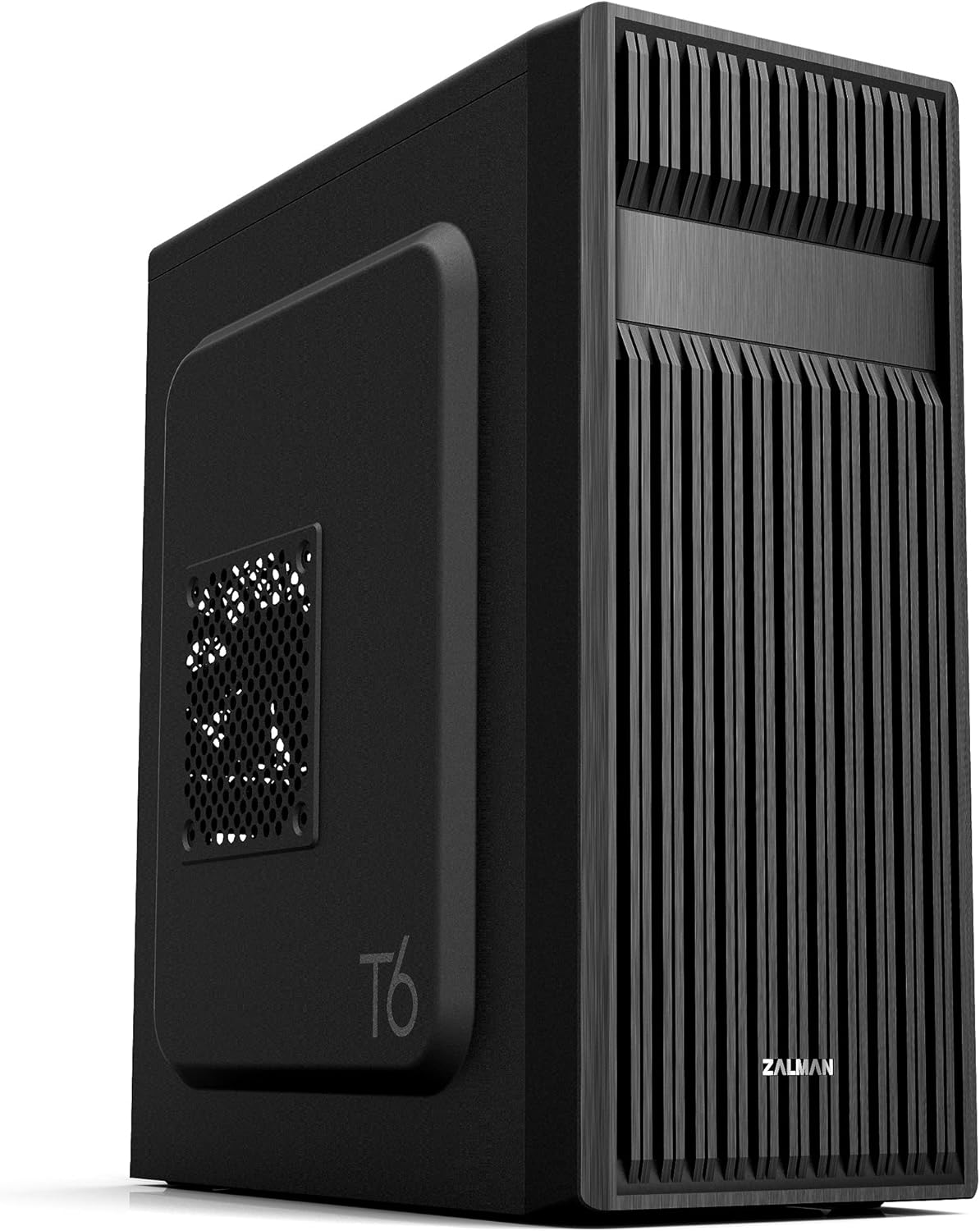 Black ATX Mid Tower Computer PC Case with Pre-Installed 120mm Fan U72251