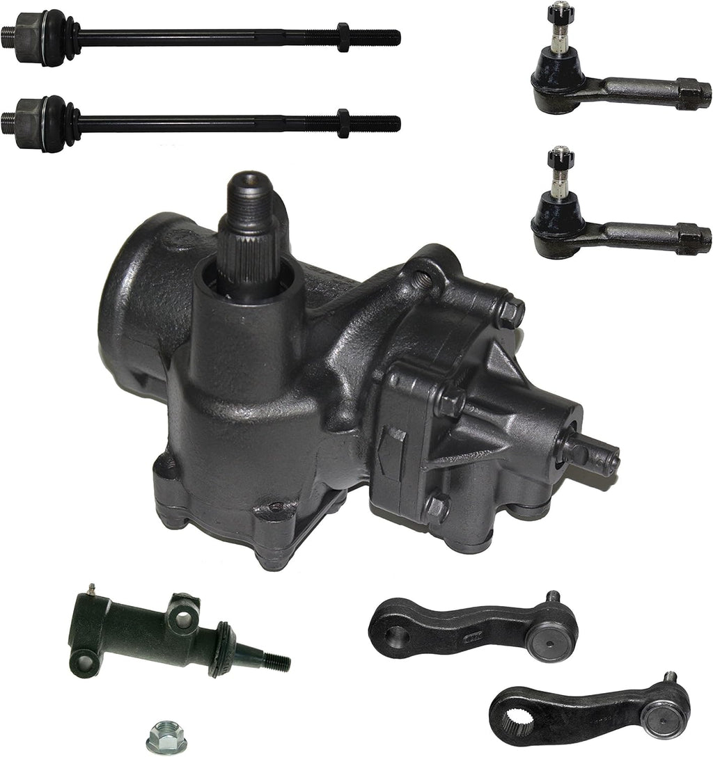 Power Steering Gearbox Idler & Pitman Arms Tie Rods 8pc Set Y938076