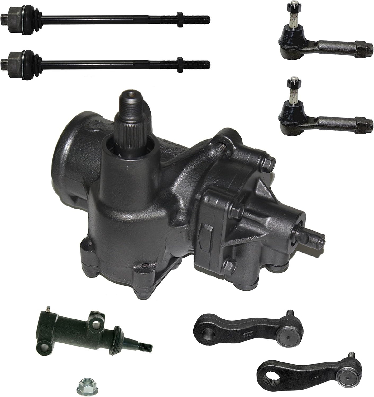 Power Steering Gearbox Idler & Pitman Arms Tie Rods 8pc Set Y938076