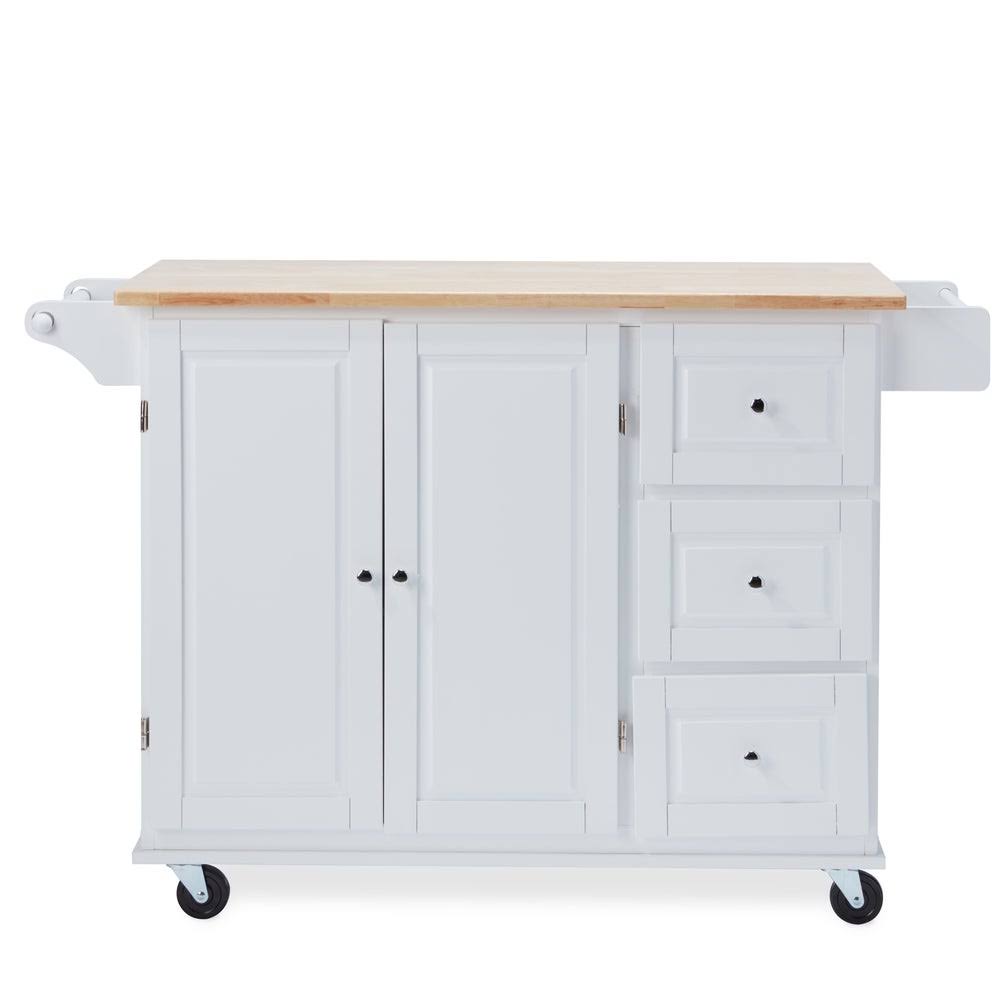 Black 3 Drawer Kitchen Cart Y2538