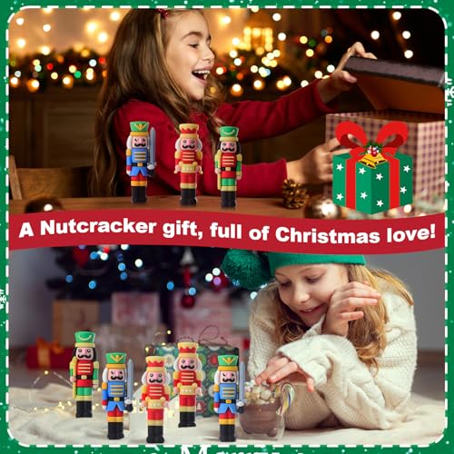60 Pcs Mini Christmas Nutcrackers Figures Z804511