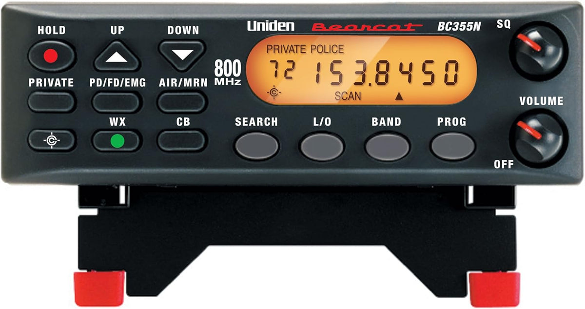 800 MHz 300-Channel Base/Mobile Scanner, Black G476182