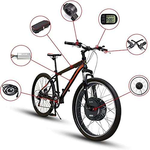 Electric Bike Conversion Kit 48V 1500W 26 inch Front Wheel Hub Motor I781309
