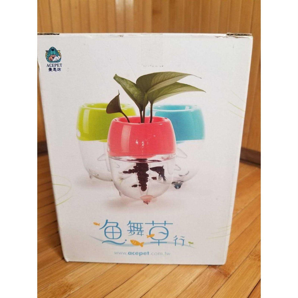Aquaponic Fish Tank Aquarium with Water Garden Planter Top Lid K65552