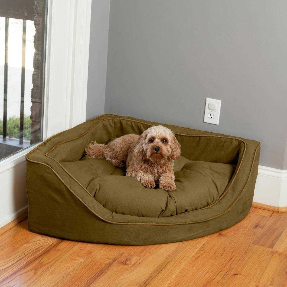 Overstuffed Corner Dog Bed V544549