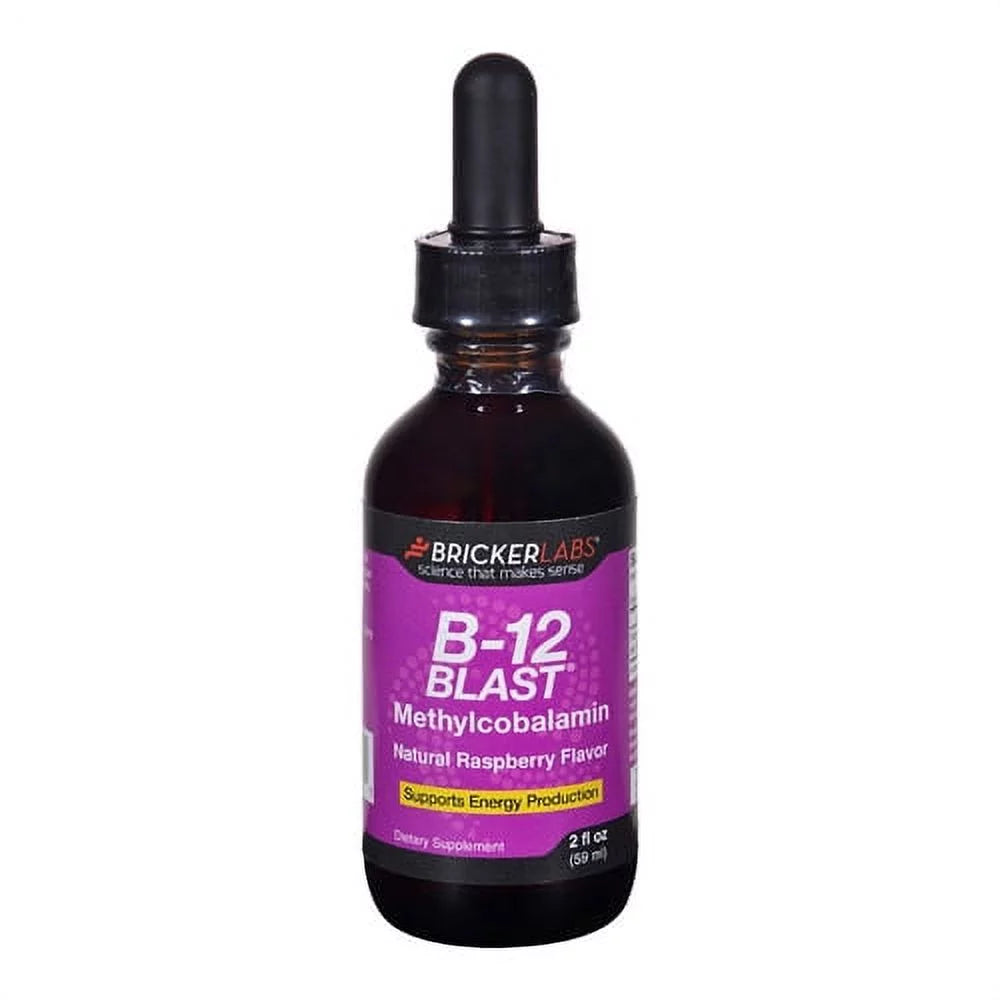 Natural Raspberry B-12 Vitamins 2 Oz 3 Pack X996610