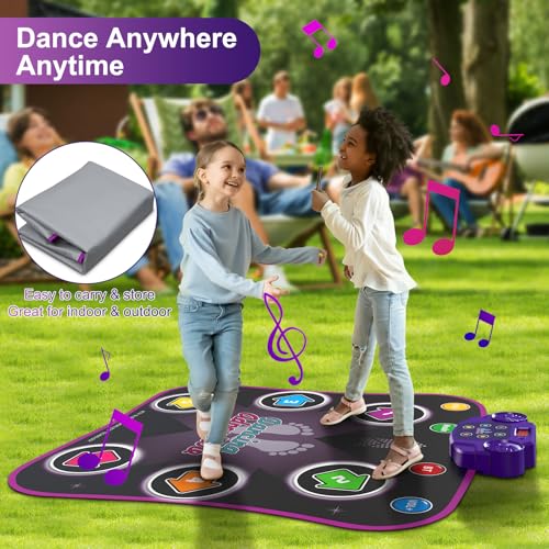 Electronic Dance Mat with Light-up 6-Button Wireless Bluetooth S453732