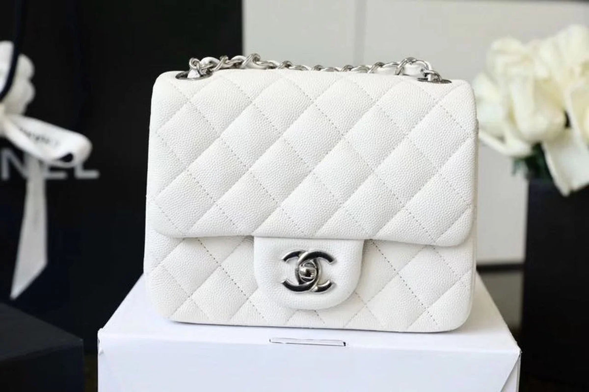 White Mini Flap Bag Q415494