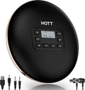 Black Portable CD Player with Headphones USB AUX Output K3580