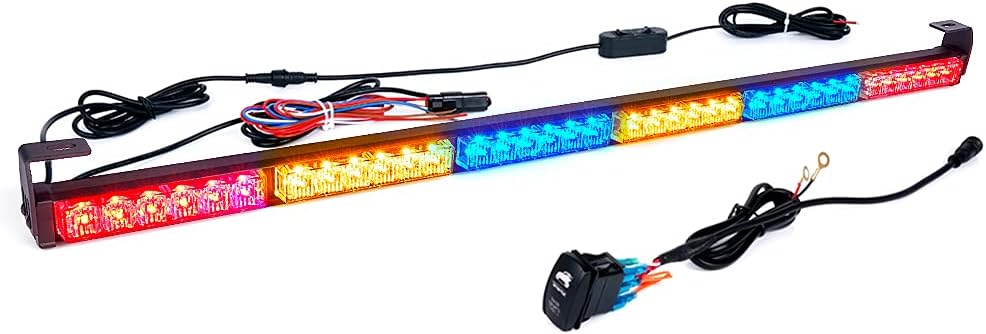 36 Rear LED Chase Light Bars with Strobe Brake Reverse Turn Signal Light D965020