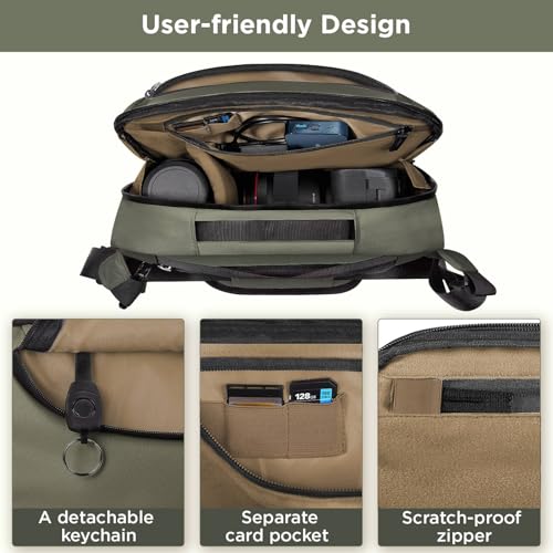 Waterproof Camera Sling Bag with Tripod Holder G396