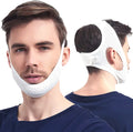 White Mesh Adjustable Cpap Chin Straps D707